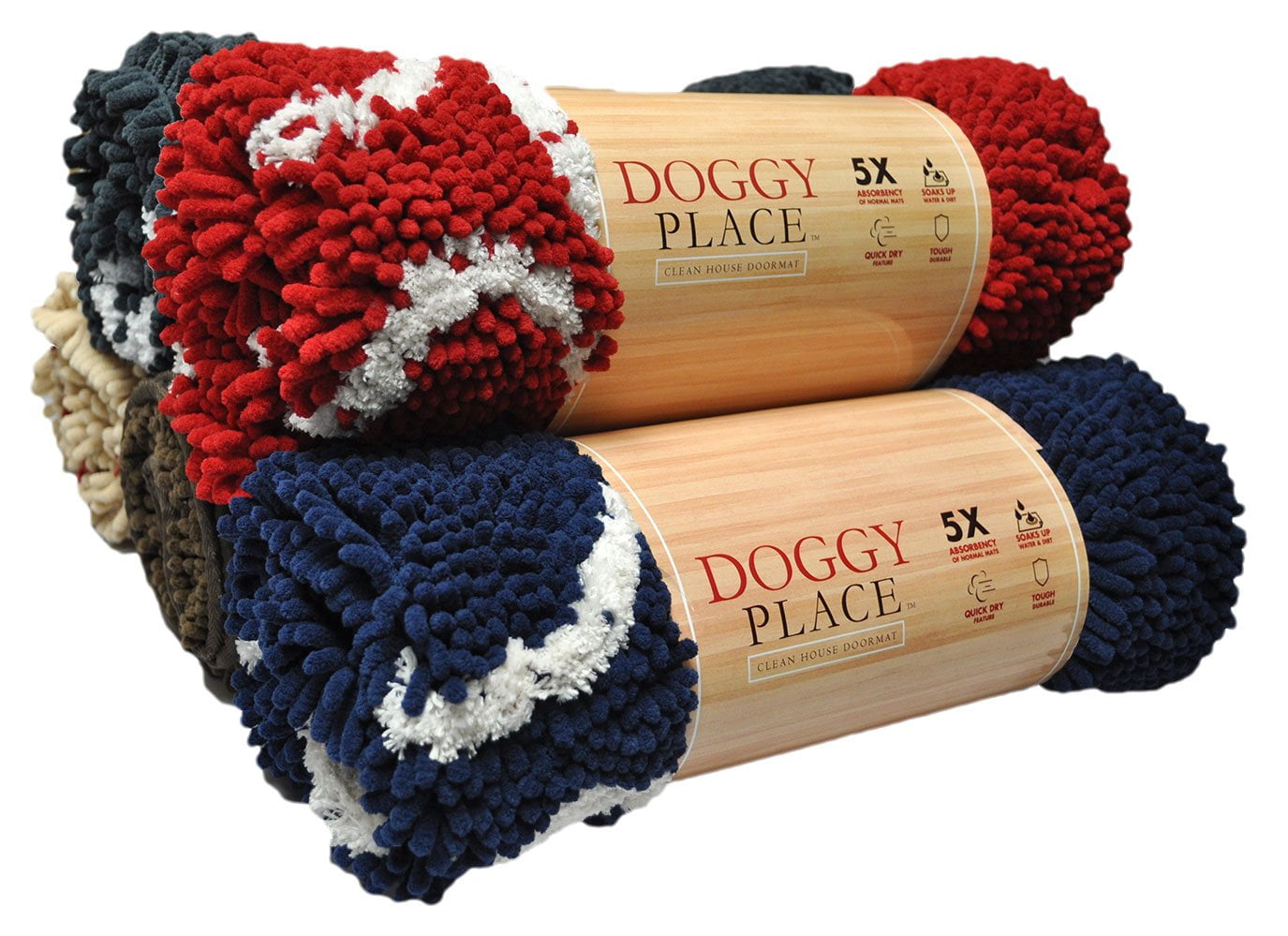 My Doggy Place Ultra Absorbent Microfiber Dog Door Mat, Durable