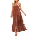 thumbnail image 4 of Lenago Robes de Cocktail Grande Taille pour Femmes Soirée Robe d'Été Décontractée Ample Bretelles Plage Longue Maxi Robes d'Été pour Femmes Robes de Plage d'Été en Liquidation, 4 of 7