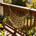 thumbnail image 5 of Parrot Toys Jungle Rope Climbing Net for Birds Natural Fiber Activity Play Gym with Ladder and Chew Ready for Small Animals, 5 of 5