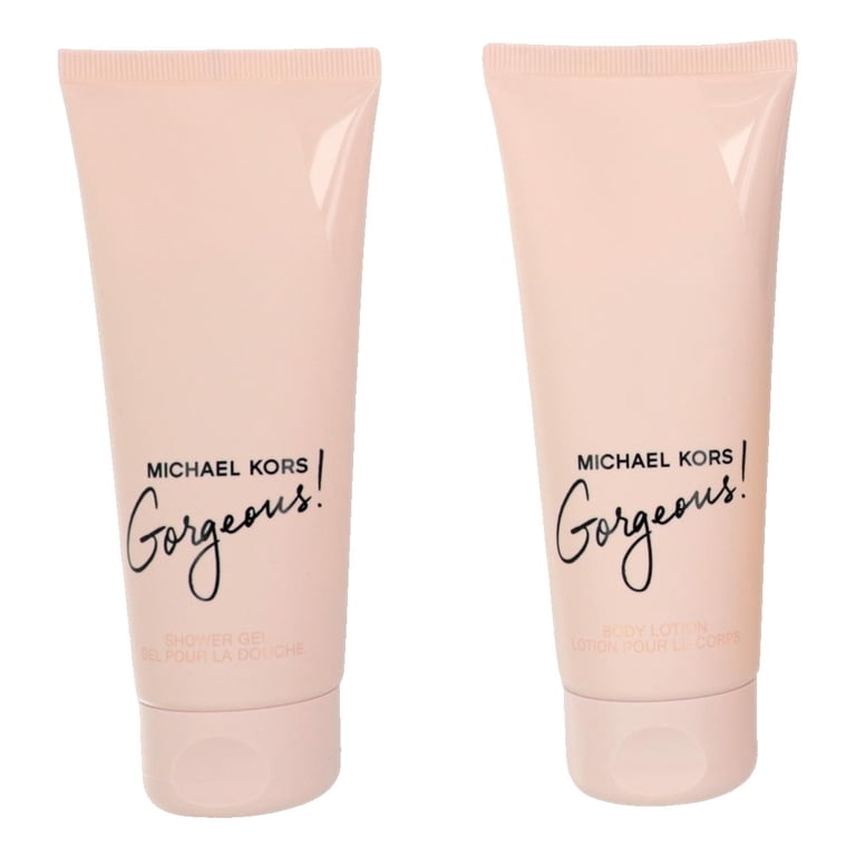 Michael Kors Gorgeous, 4 Pc Gift Set, 3.4oz EDP Spray, 0.16oz EDP