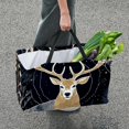 thumbnail image 7 of Elk Deer Premium Oxford Cloth Shopping Bags: Reusable, Foldable, and Spacious - Ideal Laundry Basket, Picnic Basket, and Laundry Bag, 7 of 7