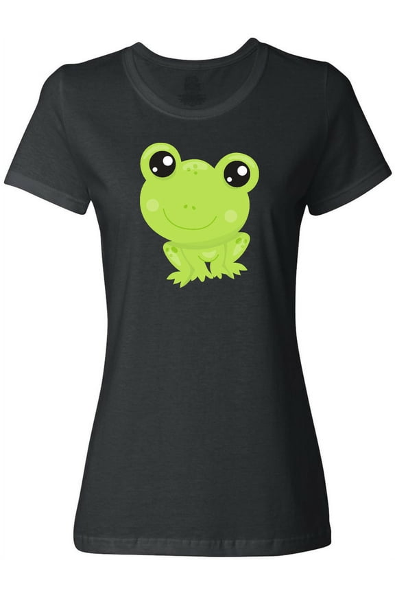 Cute Frog, Little Frog, Baby Frog, Green Frog Women's T-Shirt