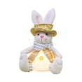 thumbnail image 1 of Binwennn Edge Sculpture Easter Centerpieces for Tables Warm Home Decoration: Rabbit Doll Soft Lighting Create A Atmosphere, 1 of 6