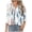 White Tops for Women_0, variant on CYMMPU Women's Summer Fall Trendy Tunic Tops Shirts Business Work Blouses to Wear with Leggings V-Neck Elegant Blouse Casual Floral Printed 3/4 Length Sleeve 2025 Clothes White S