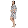thumbnail image 5 of Oussum Women Plus Size Tunic Short Kaftans Dress Ladies Summer Tunics Online, 5 of 8