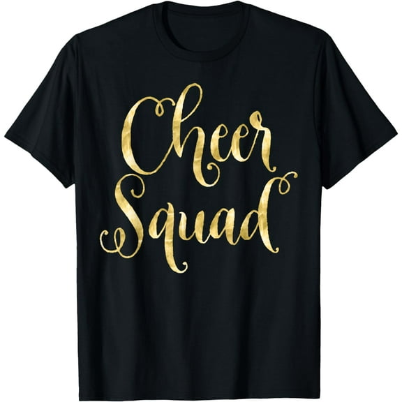 Cheer Squad Shirt Cheerleading Dark Yellow
