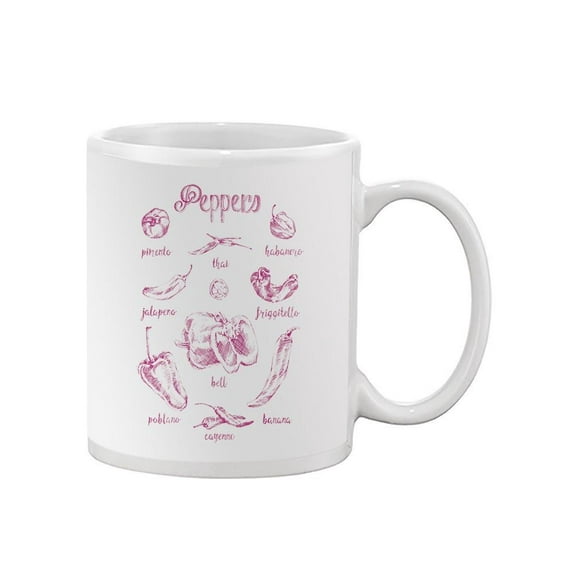 Pepper Varieties Mug - Ethan Harper Designs,