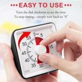 POYOGA Durable Visual Quiet Timer 60 Minutes Accuracy Timing Easy Carry ...