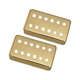 thumbnail image 3 of Guardoinrt 2Pcs Copper Guitar Pickup Cover for Guitar Replacement 6 Aureate Electric Strings Gold 6.98cm, 3 of 4