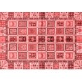 thumbnail image 1 of Ahgly Company Indoor Rectangle Oriental Red Modern Area Rugs, 3' x 5', 1 of 4