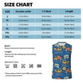 thumbnail image 6 of Haiem Men's Construction Vehicles Print Tank Tops Summer Sleeveless Cut Off Workout T-Shirts Fitness Vest Athletic Undershirts-Medium, 6 of 8