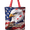13x16.1, variant on 2D Print America Eagle Flag Design Quilted Tote Bag, Patriotic Freedom Theme Gift for USA Lovers