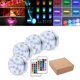 thumbnail image 1 of Luces LED sumergibles RGB LED Luces de estanque de piscina impermeables Luces subacuáticas con ventosa para bodas / fiestas / vacaciones Controlador de 4 luces 2 shamjiam Luz de la piscina, 1 of 8