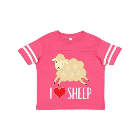 

Inktastic I Love Sheep Cute Gift Toddler Boy or Toddler Girl T-Shirt