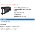 thumbnail image 2 of Front Left Upper Control Arm - Compatible with 1979 - 1986 GMC C2500 1980 1981 1982 1983 1984 1985, 2 of 2