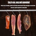 thumbnail image 4 of Gancho de Carnicero, 25 Piezas Gancho de Carnicero de Acero Inoxidable, Gancho para Colgar en Forma de S, Gancho para Carne, Gancho para Ahumar Adecuado para Ahumar Pescado y Carne(3*15cm), 4 of 5
