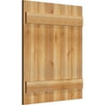 thumbnail image 2 of 26 7/8"W X 31"H Timbercraft Five 5 3/8" Boards Joined Board-N-Batten Shutters, Rough Sawn Western Red Cedar (Per Pair), 2 of 13