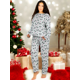 thumbnail image 4 of Set De 2 Pijamas Afelpadas Mujer Unitalla Polar Pantalón Sudadera Ropa Invierno, 4 of 5