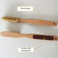 thumbnail image 5 of TNOBHG Climbing Brush with Skin File 2-in-1 Rock Climbing Brush with Soft Bristles Beech Wood Handle Eco-friendly Callus Remover Maintenance Tool for Rock, 5 of 8