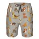 thumbnail image 3 of Balery Cute Dog Traje de Baño Estilo Hawaiano para Hombre, Shorts de Secado Rápido con Bolsillos-XX-Large, 3 of 6
