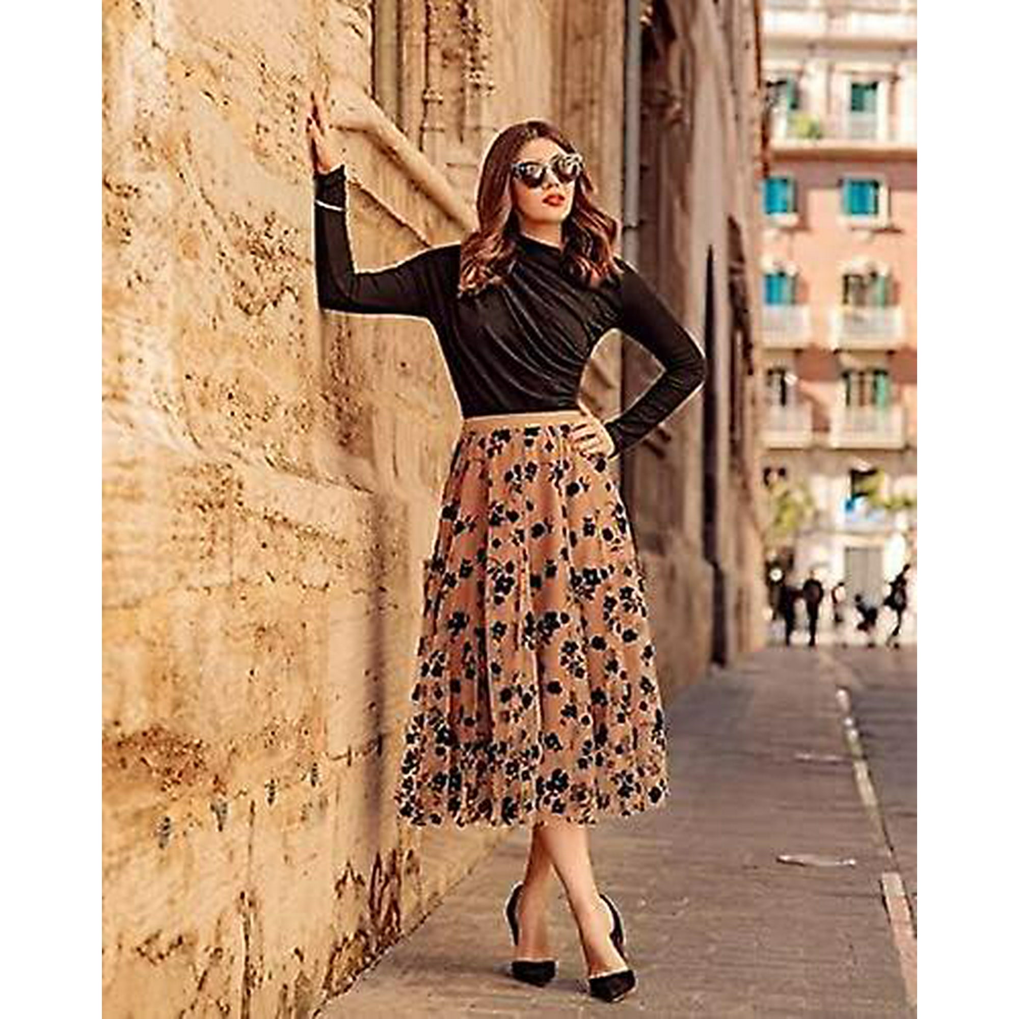 Brown pencil skirt 3d 2025