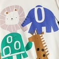 thumbnail image 7 of Splozh Kids Crewneck Sweatshirt Boys Toddler Boys Sweatshirts Dinosaur Long Sleeve Pullover Crewneck Shirts Cartoon Tee Sport Tops for Kids White,5-6 Years, 7 of 7