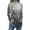 Dark Gray, variant on TQWQT Plus Size Turtle Necks Tops for Women Loose Fit Xmas Tree Snowflake Print Tunic Top Long Sleeve Turtleneck T-Shirts Curved Hem Graphic Tee Fall Outfits 2024 Blue 3XL