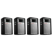 MTX Audio TP1200 12" 300W 2 Way Cabinet Tower Pro DJ PA Speaker Audio System, MDF Enclosure (4 Pack)