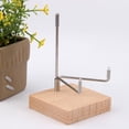 thumbnail image 6 of Wood Display Stand, Holder Durable Decorative Portable Metal Arm Rack for Decor Showing Table Ornament Crafts Collections, 6 of 8