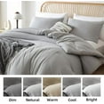 thumbnail image 6 of Oversized King Comforter Grey, 3pcs (1 Boho Comforter & 2 Pillowcases) Lightweight Oversized King Size Comforter Sets Bedding Blanket, 6 of 6