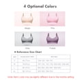 thumbnail image 4 of youha Comfortable Maternity Nursing Bra for Mothers - Seamless, Wireless Design in XL Size, Soft Breathable Fabric with One-Hand Clasp for Easy Feeding, Adjustable Straps and Supportive Underband., 4 of 7