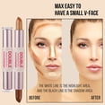 thumbnail image 4 of 2 in 1 Contour Stick, 7g Cream Bronzer & Illuminator, Define & Highlight, Chiseled Face Maker, Non Greasy Formula, Travel Size Sculpting Pencil, 4 of 6