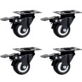thumbnail image 1 of Roulettes Robustes Roues en Caoutchouc Rouleaux pour Meubles Roue Roulettes Roulettes 360 Degrés Roue Roulettes Industrielles avec Frein Bureau, Facile à Utiliser, 1 of 7
