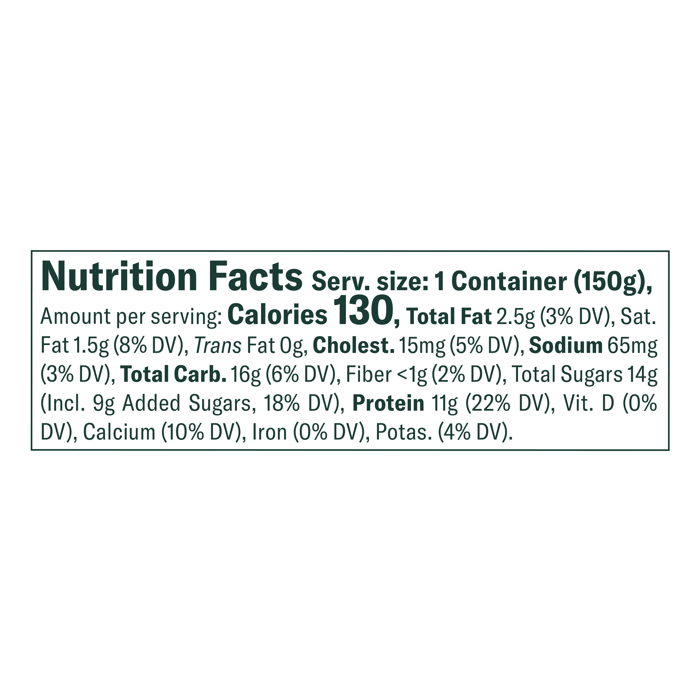 Chobani Low-Fat Greek Yogurt Pineapple on The Bottom 5.3 oz Cup