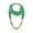 Green, variant on Seductiva Head Scarf for Women Women Pendant Scarf with Tassel Rhinestone Jewelry Scarves Polyester Scarf 1PC