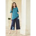 thumbnail image 4 of Roaman's Women's Plus Size Lace-Sleeve Tee, 4 of 4