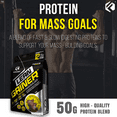 thumbnail image 6 of Forzagen Mass Gainer Protein Powder - Weight Gainer with Natural Carb Sources | 12 Lbs | Chocolate Muscle Building Supplements for Men and Women, 6 of 7