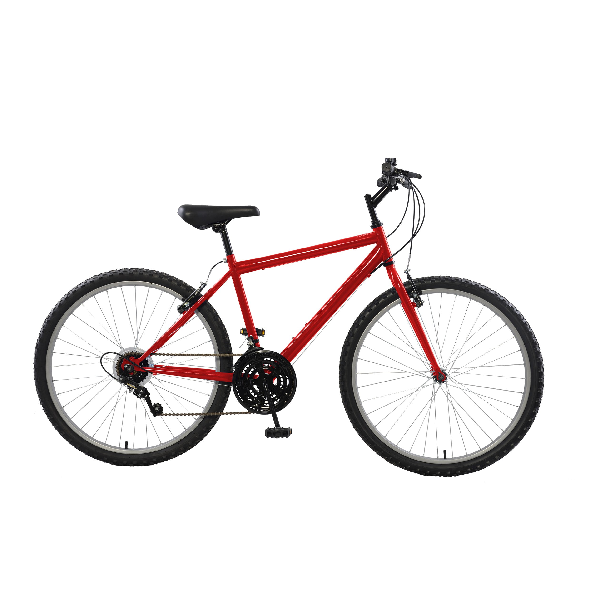 Rigid Mountain Bike, 26 in wheels, 18 in frame, Men's Bike, Red