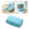 thumbnail image 5 of Wswqop Portable Weekly Pill Box Organizer 7 Day Planner Box Medicine Storage Container Medication Pod blue, 5 of 9