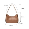 thumbnail image 3 of CYHTWSDJ Bolsos de hombro para mujer, lindo bolso de mano Hobo Mini bolso de mano con cierre de cremallera, 3 of 5