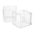 thumbnail image 5 of Jiandong Candle Cups Clear Square Votive Candle Holders for Wedding/Home Decor (2pcs)(2.36X2.36X2.36Inch), 5 of 10