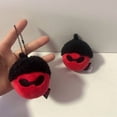 thumbnail image 5 of (Bulletproof Youth League) 2 pcs Chestnut Oak Fruit Plush Keychain Bag Pendant（red black）, 5 of 5