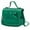 Green, variant on ZTTD Little Girl's Leather Shoulder Bag for Girls One Shoulder Bag Solid Color Mini Bowknot Fashion Shoulder Kids