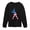BLACK, variant on Instant Message - Baseball Player Silhouette Flag - Youth Boys Long Sleeve Graphic T-Shirt