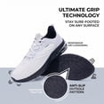 thumbnail image 5 of REABO Men's Air Cushion Running Shoes Slip-on Breathable Knit Tennis Walking Sneakers Lightweight Athletic Sports Shoes for Daily Wear & Gym, 5 of 8