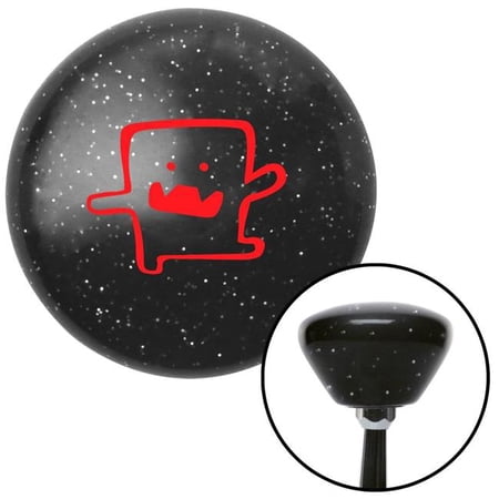 American Shifter Red Domo Dancing Black Retro Metal Flake Shift Knob with M16 x 1.5 Insert Shifter Brody