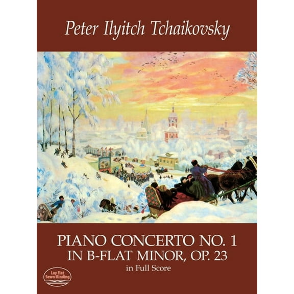 Dover Orchestral Music Scores Piano Concerto No. 1 in B-Flat Minor, Op. 23, in Full Score, (Paperback)