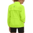 thumbnail image 2 of Little Donkey Andy Women's Lightweight Waterproof Cycling Stretch Jacket, Ultralight Windbreaker, Packable Yellow Size XL, 2 of 6