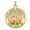 Yellow Gold, variant on PicturesOnGold.com Saint Luigi Scrosoppi Religious Medal Female Adult Necklace Pendants - 2/3″ Size of Dime, Solid 14K Yellow Gold
