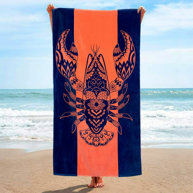Beach Towel - Large Microfiber Quick Dry & Absorbent Towel for Pool, Beach & Travel